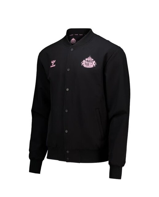 Sunderland x Elvis Hummel Away Matchday Jacket - Black Thumbnail