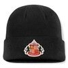 SUNDERLAND PRIMARY LOGO CORE CUFFED BEANIE - BLACK - UNISEX Thumbnail