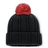 Sunderland Runway Cuff Pom Beanie - Black - Unisex Thumbnail