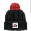 Sunderland Runway Cuff Pom Beanie - Black - Unisex Thumbnail