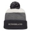 Sunderland Set Cuff Pom Beanie - Dark Grey - Unisex Thumbnail